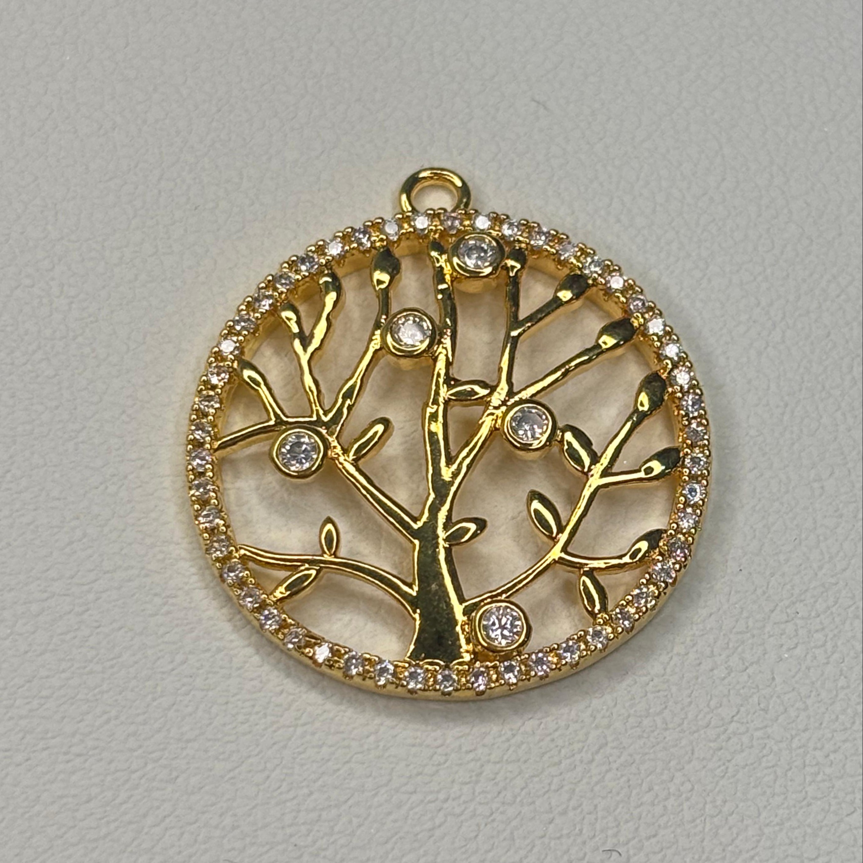 Colgante Árbol de la vida - Bañado en oro