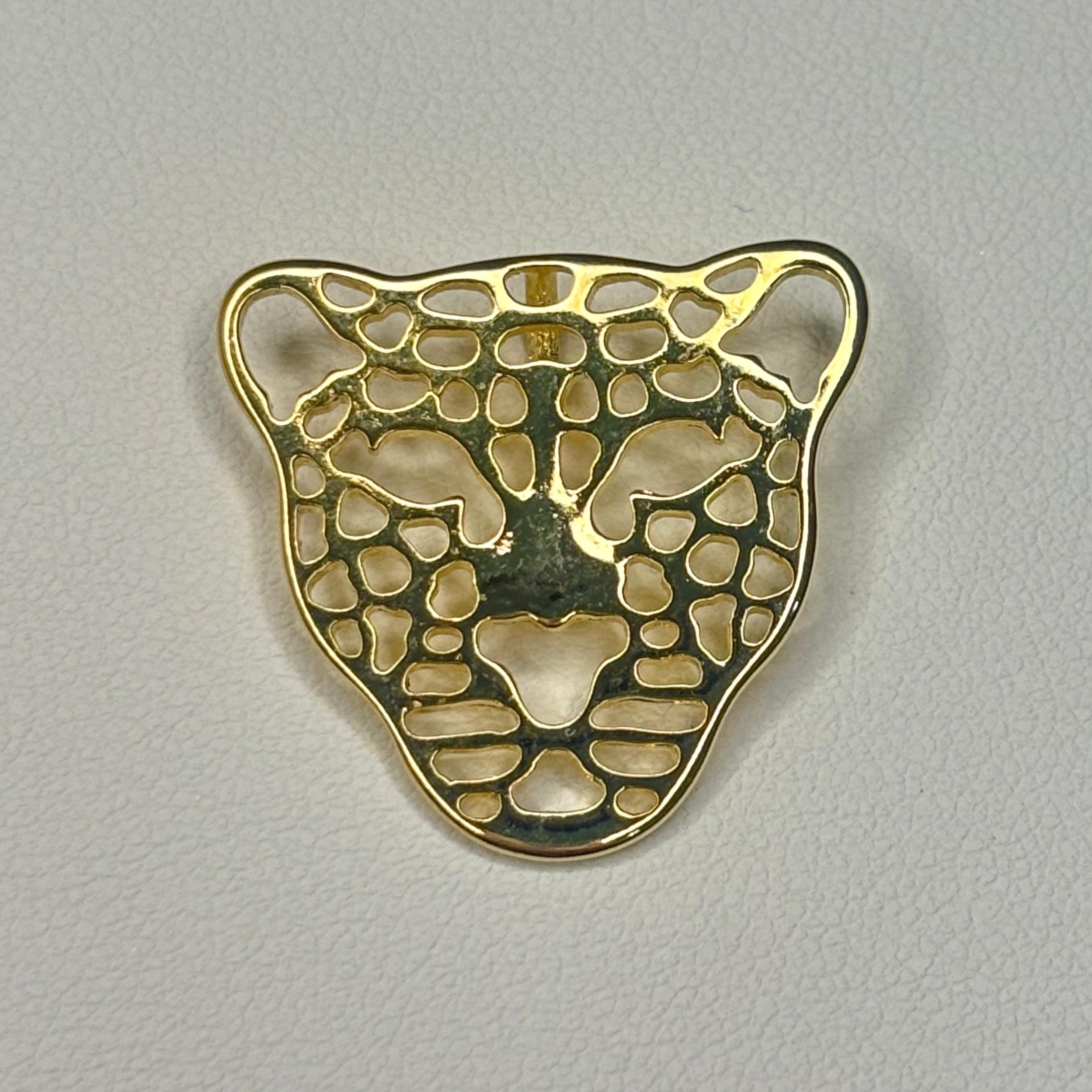 Colgante Tigre pequeño- Bañado en oro