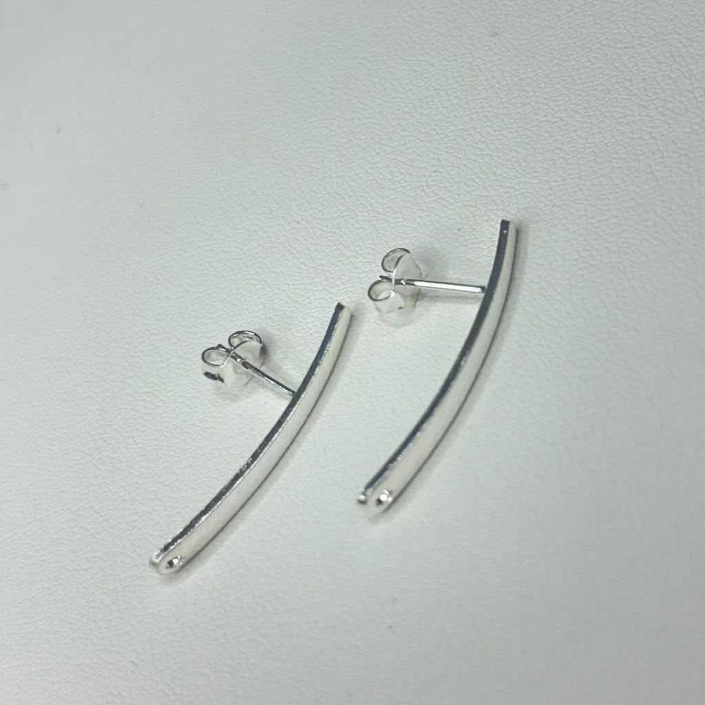 Base De Aro Alargada - Bañada en plata