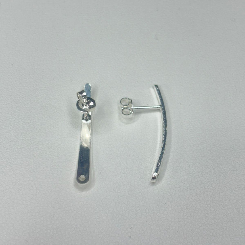 Base De Aro Alargada - Bañada en plata