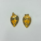 Base de Aro Gota María con argolla - Bañada en oro