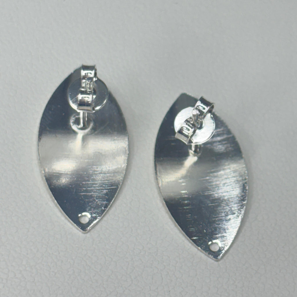 Base de Aro Ovalada Cristabel - Bañada en plata