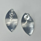 Base de Aro Ovalada Cristabel - Bañada en plata