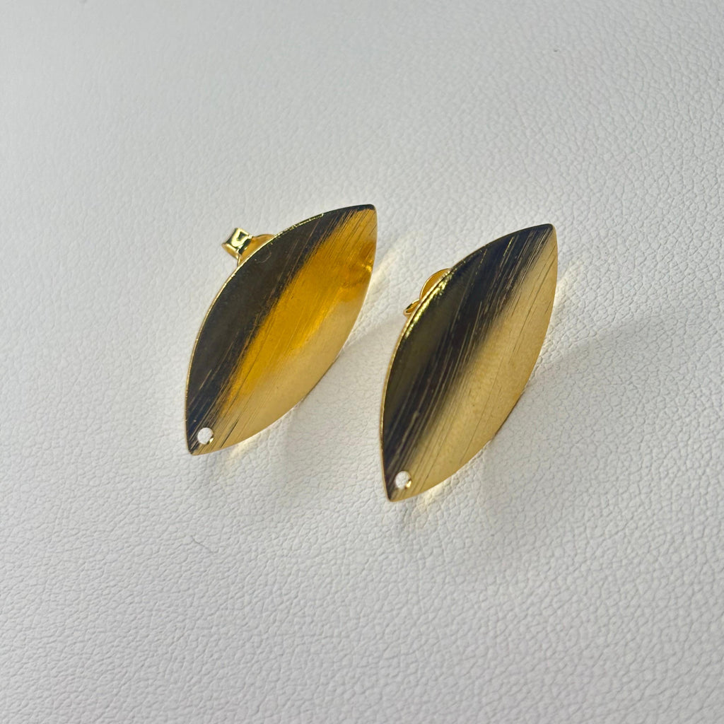 Base de Aro Hoja Natalie - Bañada en oro