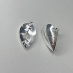 Base de Aro Gota María con Argolla - Bañada en plata