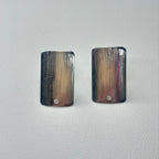 Base Rectangular Curva - Bañada en plata