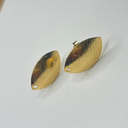 Base de Aro Ovalada Curva - Bañada en oro