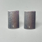 Base de Aro Rectángulo  - Bañada en plata