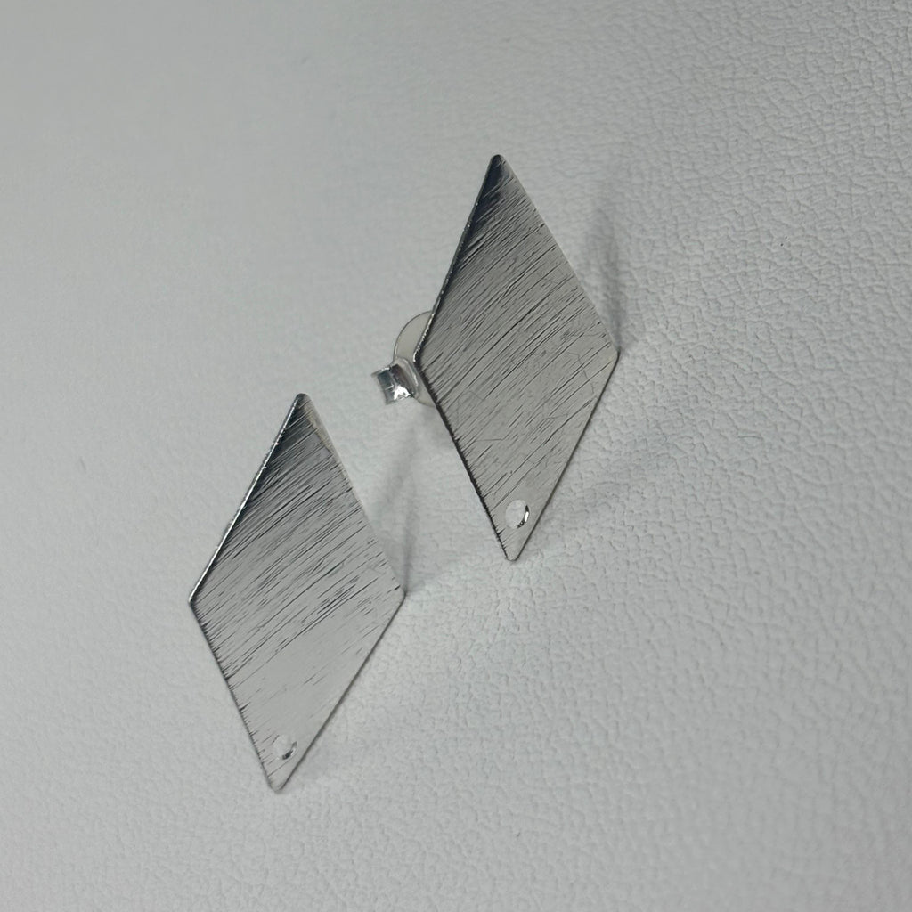 Base de Aro Rombo - Bañada en plata