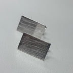 Base de Aro Rectángulo con Argolla  - Bañada en plata