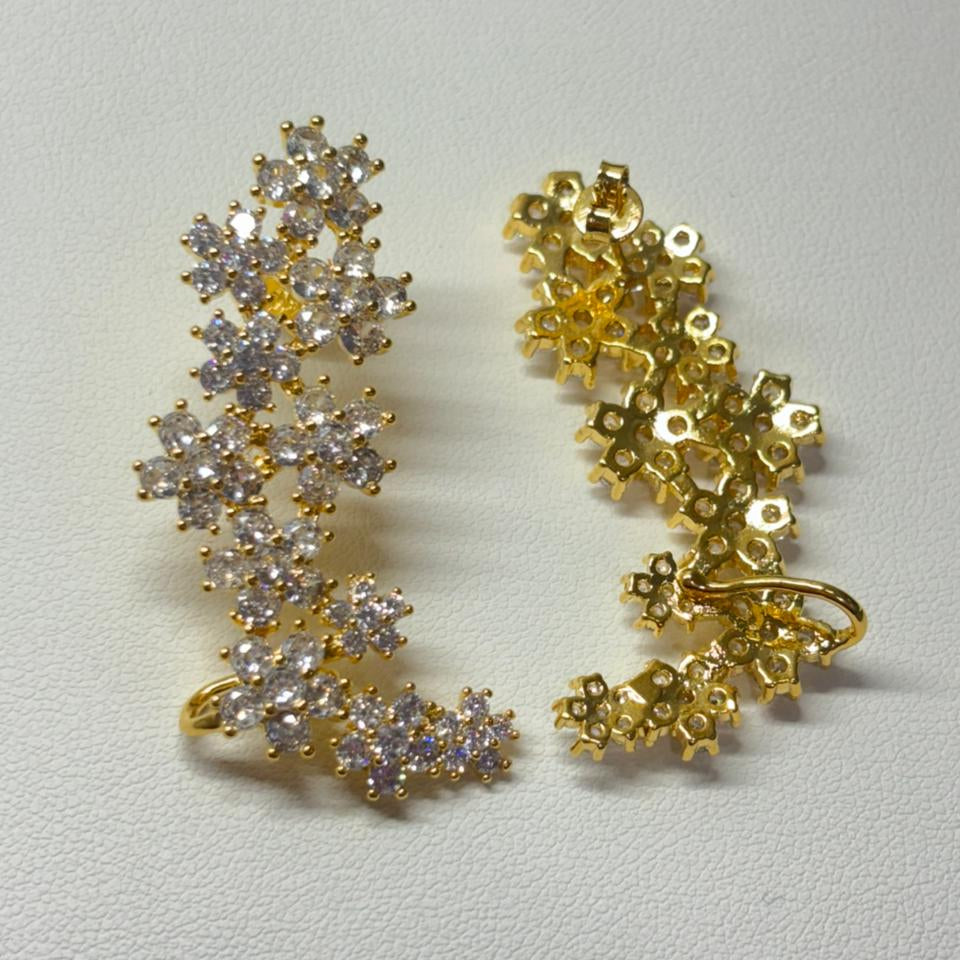 Aros Trepadores flores - Bañadas en oro