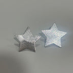 Base de Aro estrella con argolla  - Bañada en plata