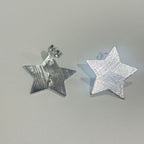 Base de Aro estrella con argolla  - Bañada en plata