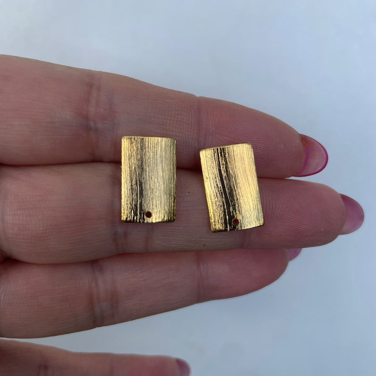 Base de Aro Rectángulo  - Bañada en oro BA03